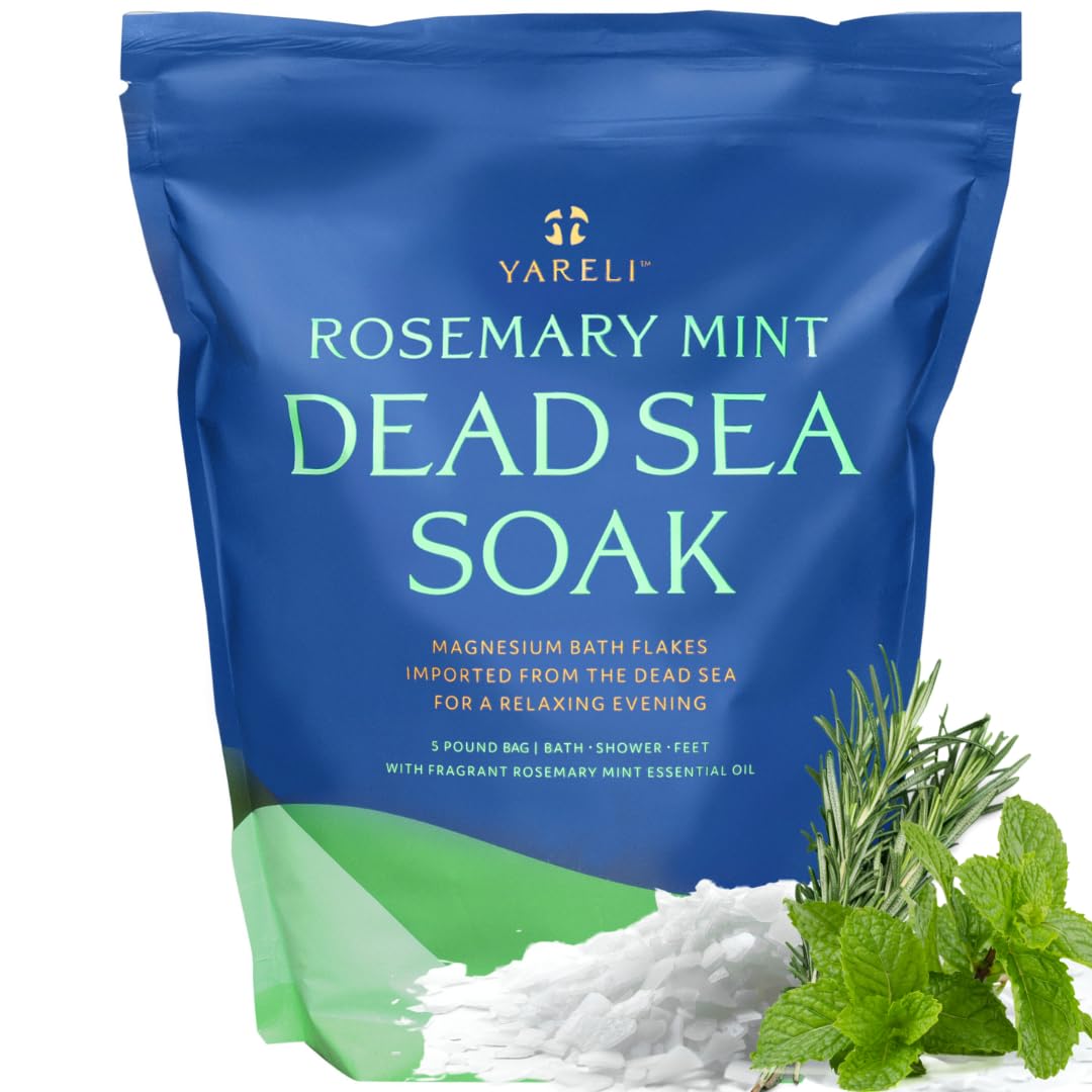 YARELI Magnesium Flakes Dead Sea Bath Soak 5lb front view