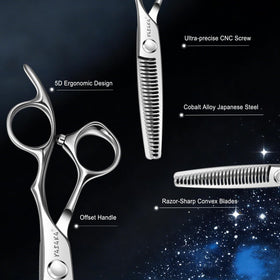 YASAKA 6 Inch Thinning Scissors blade close-up