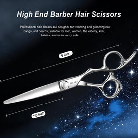 YASAKA Barber Scissors with ergonomic handle design
