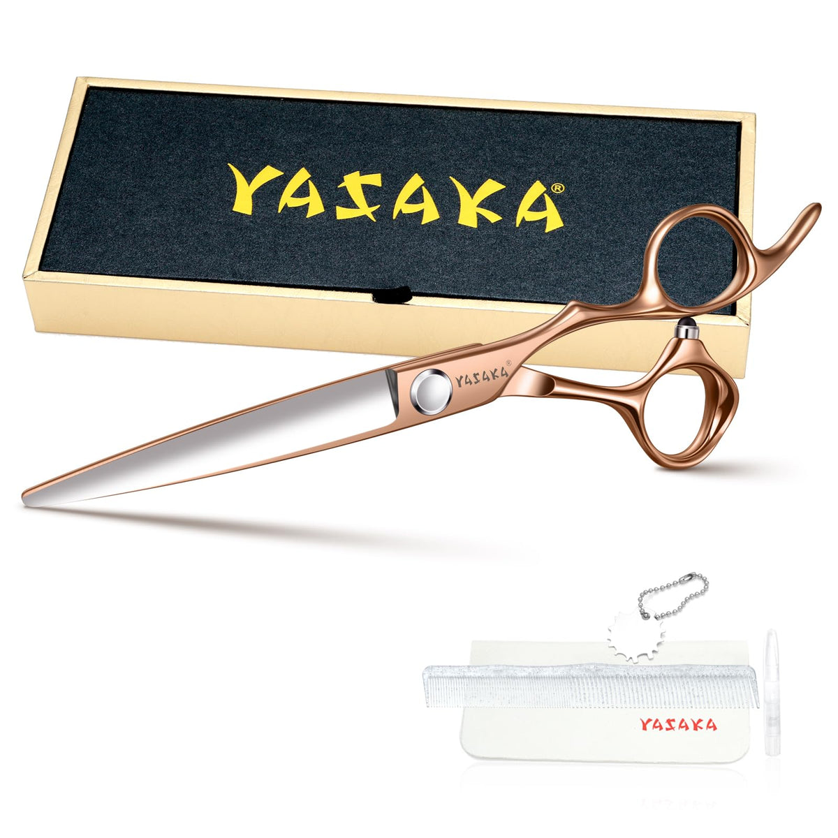 YASAKA Professional Hair Cutting Shears 6.5-inch front view