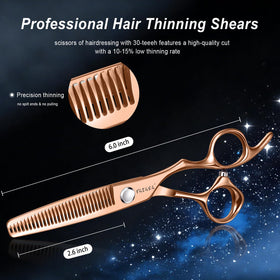 YASAKA shears in use on hair for trimming