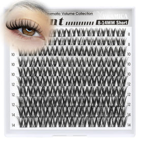 Yawamica Flaunt Lash Clusters 8-14mm front view in packaging