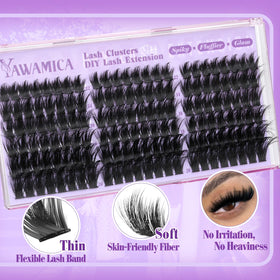 Yawamica Spiky Lash Clusters showing built-in spikes