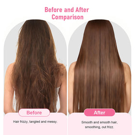 yaxiuuy Split End Trimmer in a cosmetic bag for portability