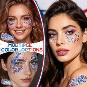 YBUETE Glitter Stick packaging with vibrant colours