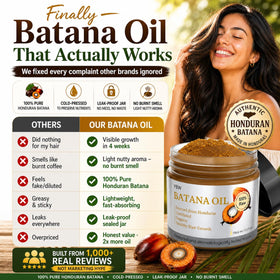YBW Batana Oil 159g back view showing ingredients