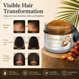 YBW Batana Oil 159g being applied to scalp