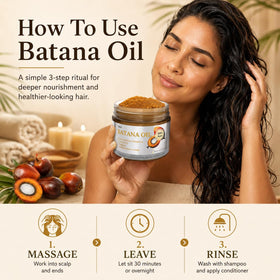 YBW Batana Oil 159g in a bathroom setting