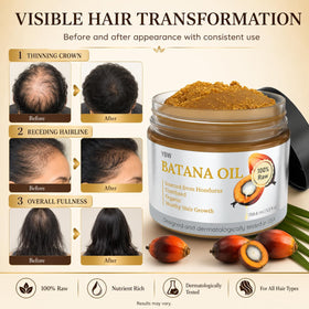 YBW Batana Oil 159g side view highlighting texture