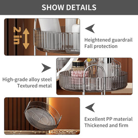YCIA&DONE 360 Rotating Makeup Organizer assembly instructions