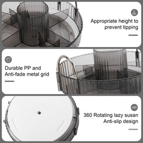YCIA&DONE 360 Rotating Makeup Organizer in a bathroom setting