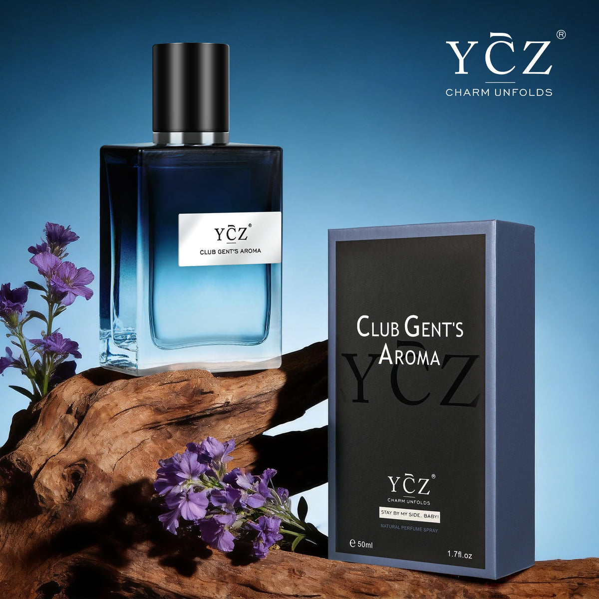 Ycz Gentleman's Aroma Eau de Parfum bottle side view