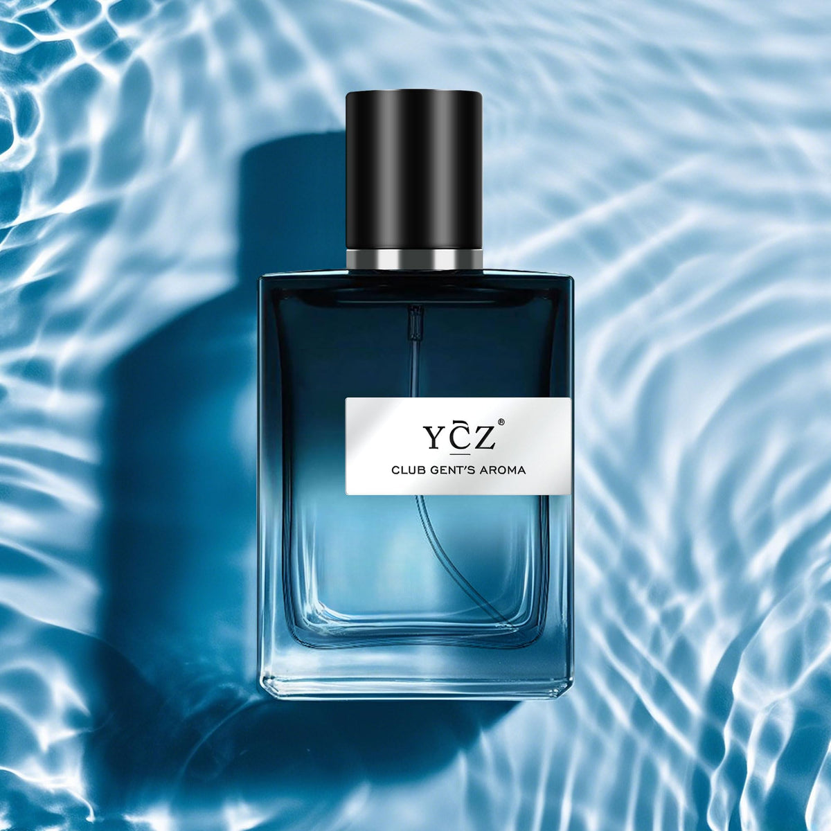 Ycz Gentleman's Aroma Eau de Parfum with a close-up of the cap