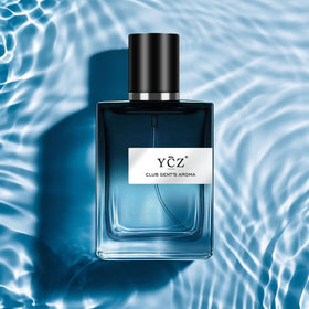 Ycz Gentleman's Aroma Eau de Parfum with a close-up of the cap