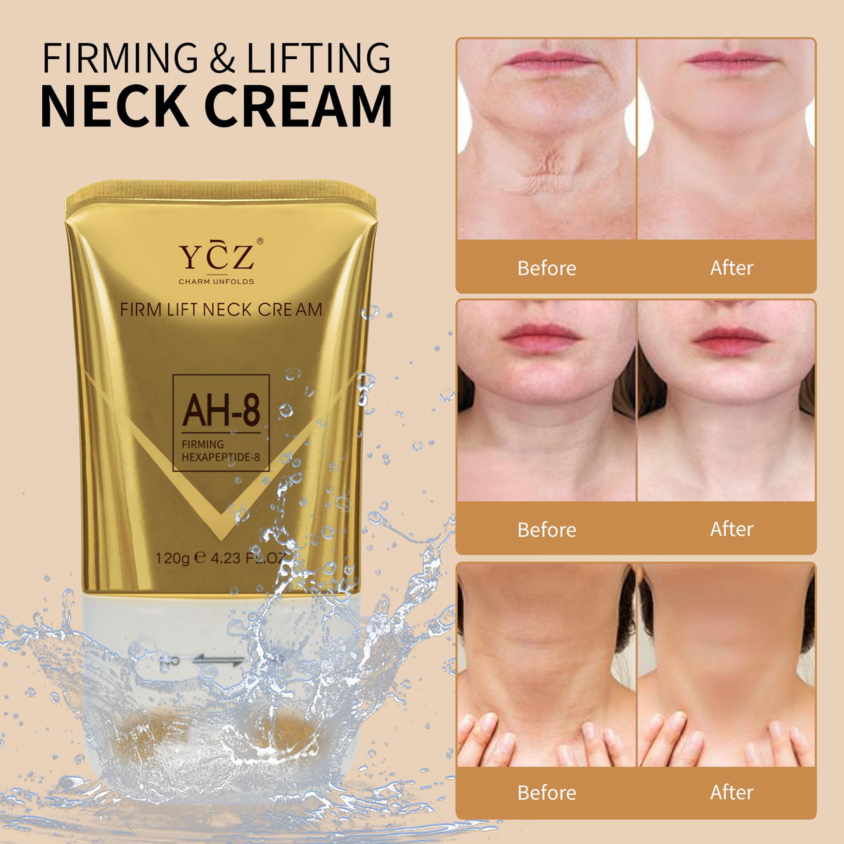 Ycz Neck Cream 4.23 Fl Oz eco-friendly packaging