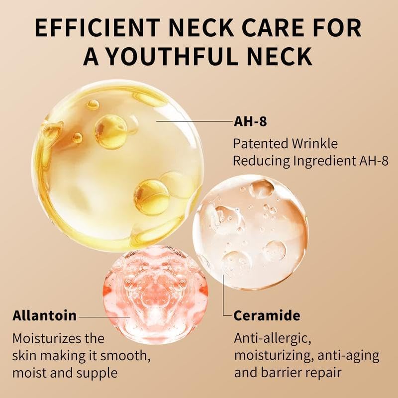 Ycz Neck Cream 4.23 Fl Oz on a vanity table