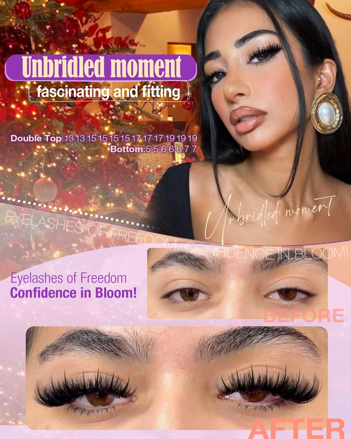 YDAGKH bottom lashes included in the Volume Lash Clusters Kit