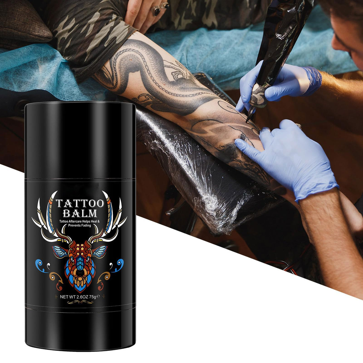 Yecuce Tattoo Aftercare Butter Balm tube with cap open