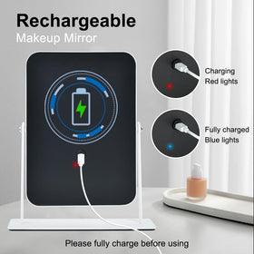 YEKKOPT compact mirror in travel bag for portability