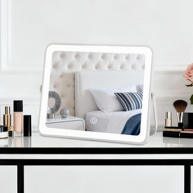 YEKKOPT Portable Desk Vanity Mirror in a stylish setting