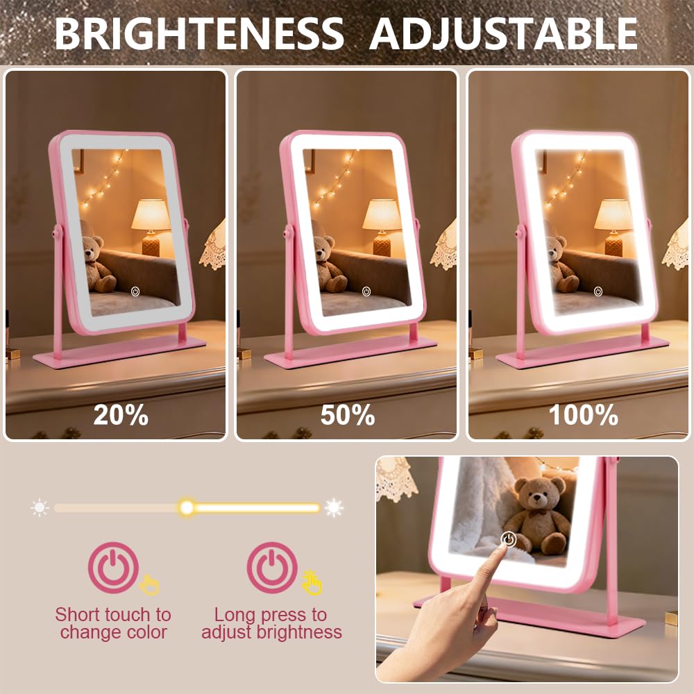 YEKKOPT Portable Mirror in a travel setting