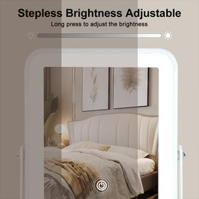 YEKKOPT vanity mirror with adjustable brightness settings