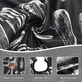 YELEGAI Neck Duster Brush close-up with ergonomic handle