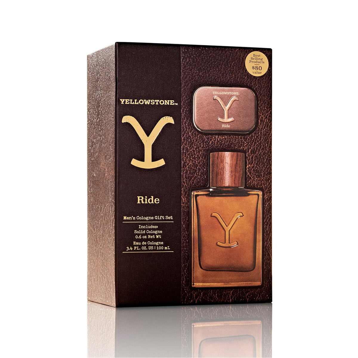 Yellowstone Ride Men's Cologne gift set featuring both cologne and solid cologne