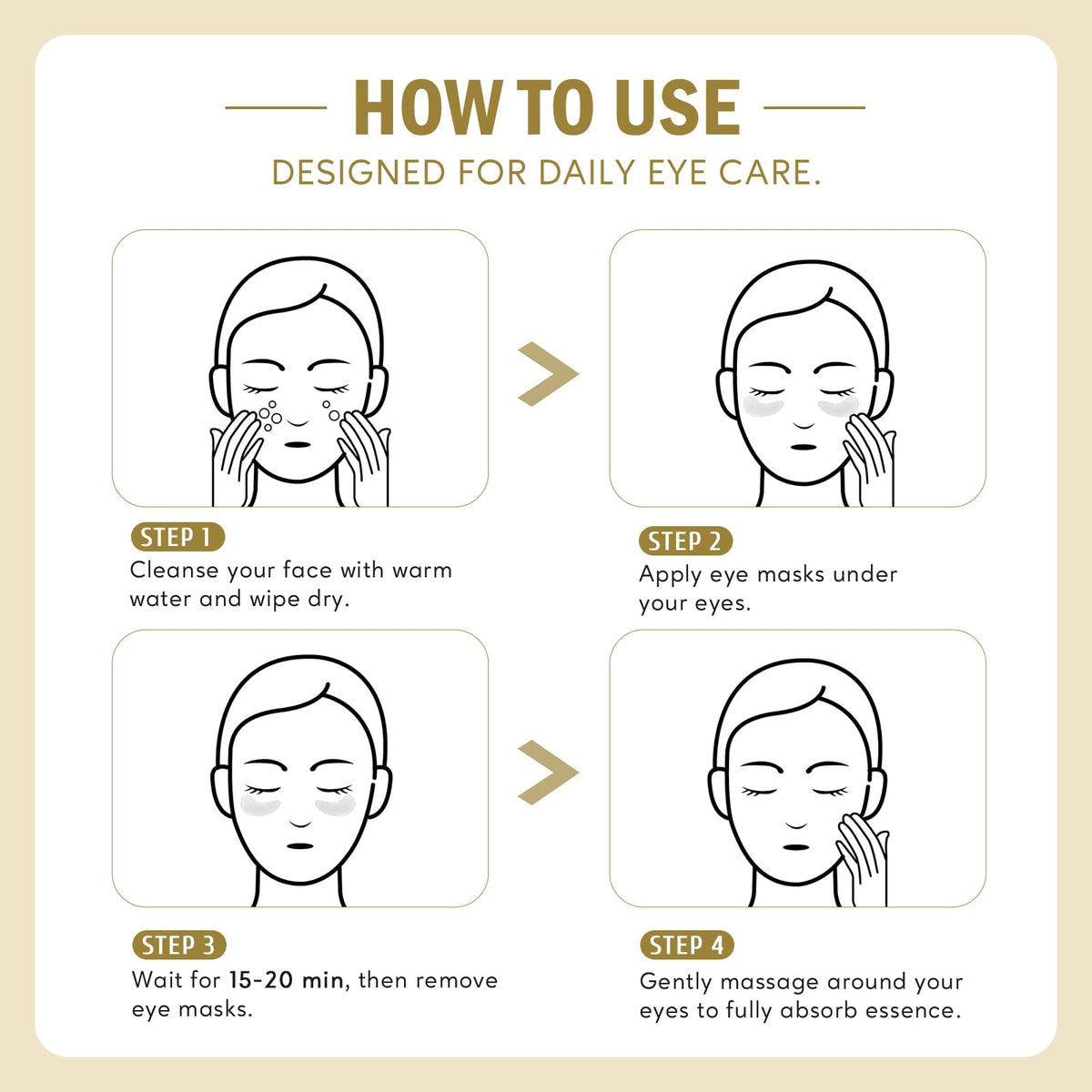 Yeokoe Under Eye Patches with ingredients list