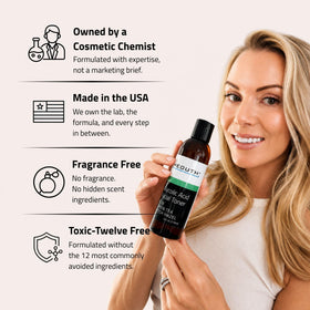 YEOUTH Glycolic Acid Toner 8% with skincare products