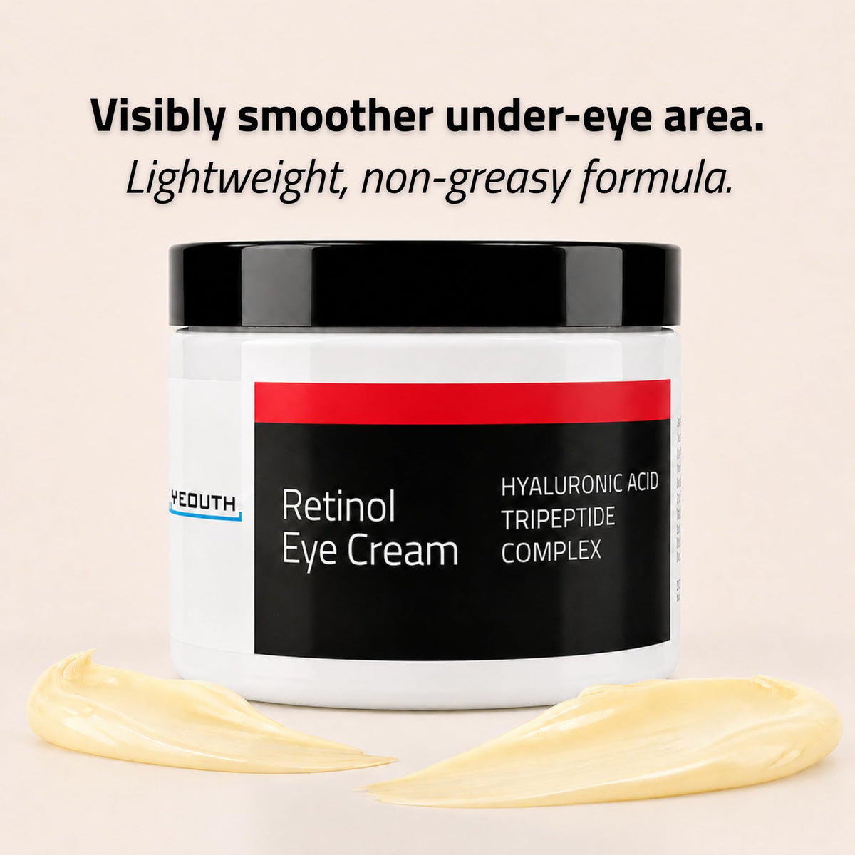 YEOUTH Retinol Eye Cream 1oz back view