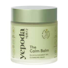 Yepoda The Calm Balm 80g front view in glass jar