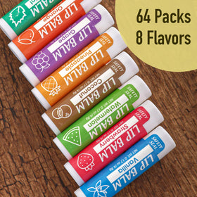 YesBes Lip Balm set including vanilla and coconut flavours