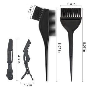 Yexixsr hair dyeing kit components laid out