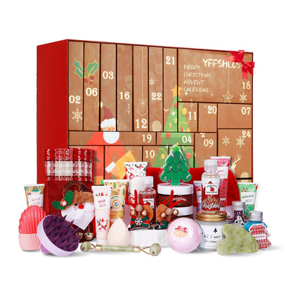 YFFSHLCS 2026 Christmas Advent Calendar front view with festive design