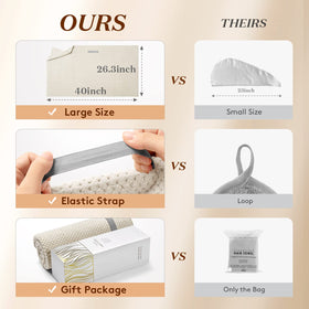 YFONG hair towel wrap showing absorbent texture and size