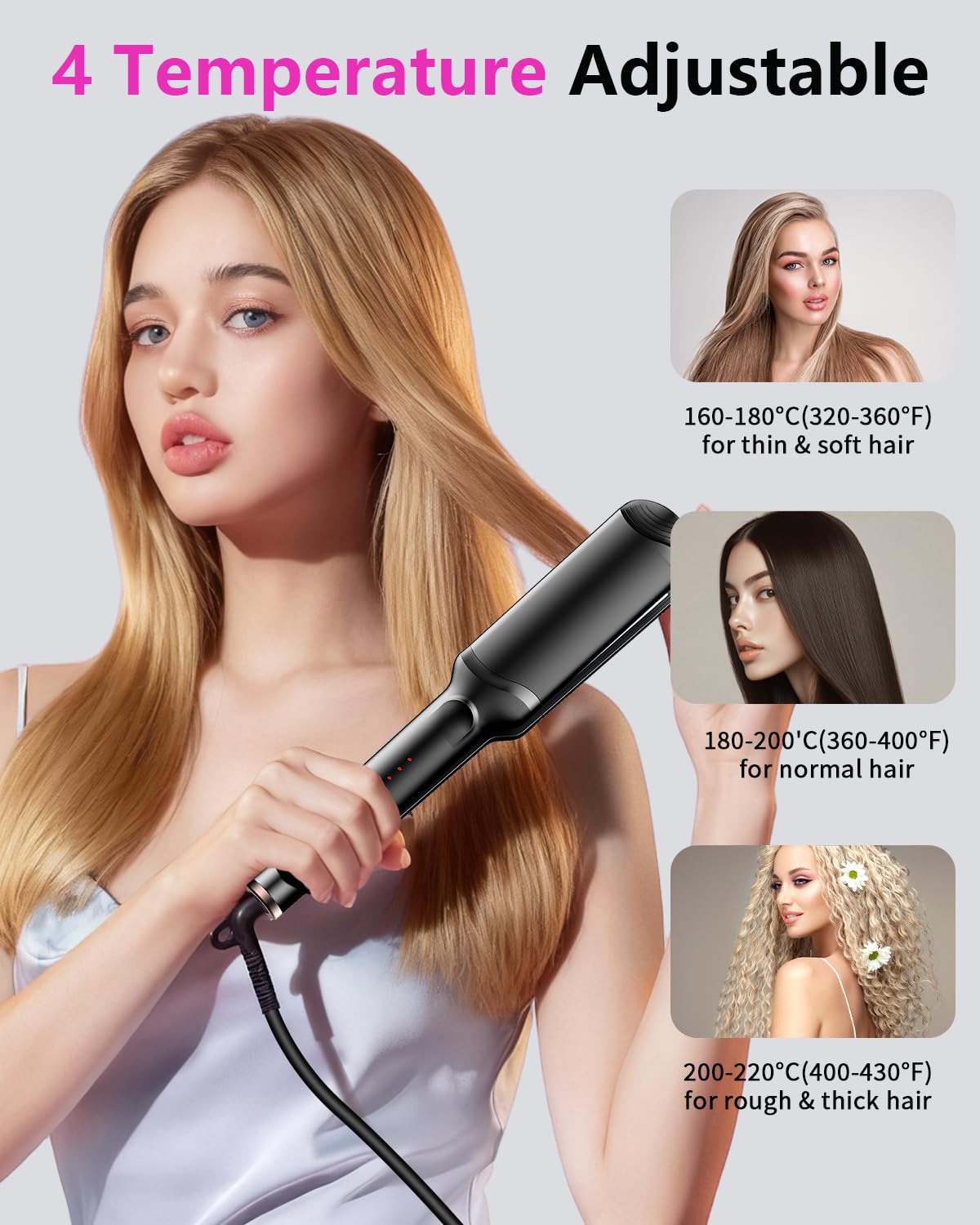 YGOVVK Hair Crimper Waver in packaging ready for gifting