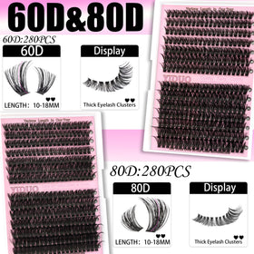 YIDUO bond and seal bottles with lash clusters in background