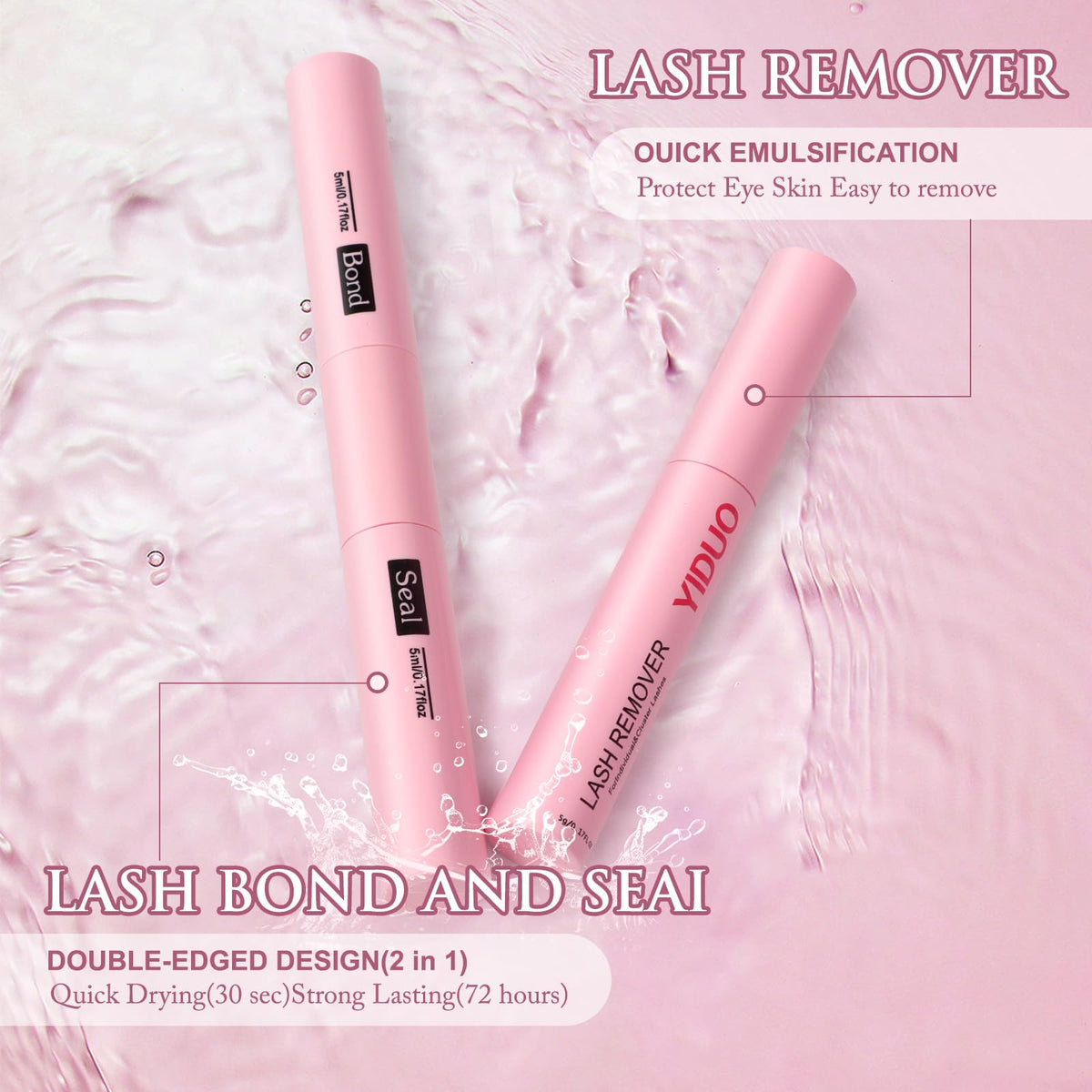 YIDUO Eyelash Extension Kit contents overview