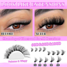 YIDUO Eyelash Makeup Remover and tools included in the kit