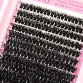 YIDUO Eyelash Tweezers and Dual Head Brush included in the kit