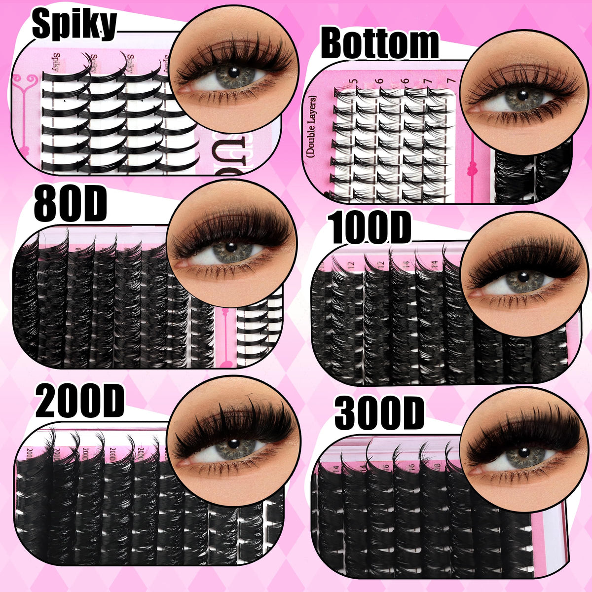 YIDUO eyelash tweezers for precise application