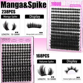 YIDUO lash brush and remover included in kit