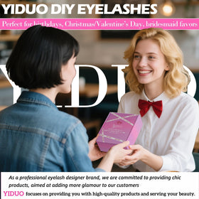 YIDUO Lash Clusters Kit dual head eyelash and eyebrow brush