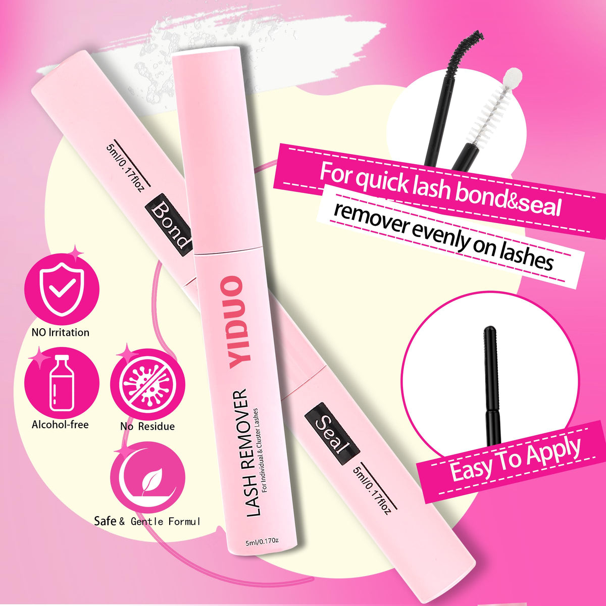 YIDUO lash clusters kit packaging
