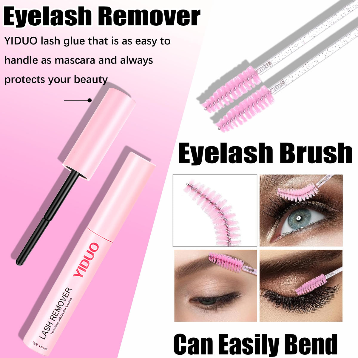 YIDUO lash clusters kit packaging front view