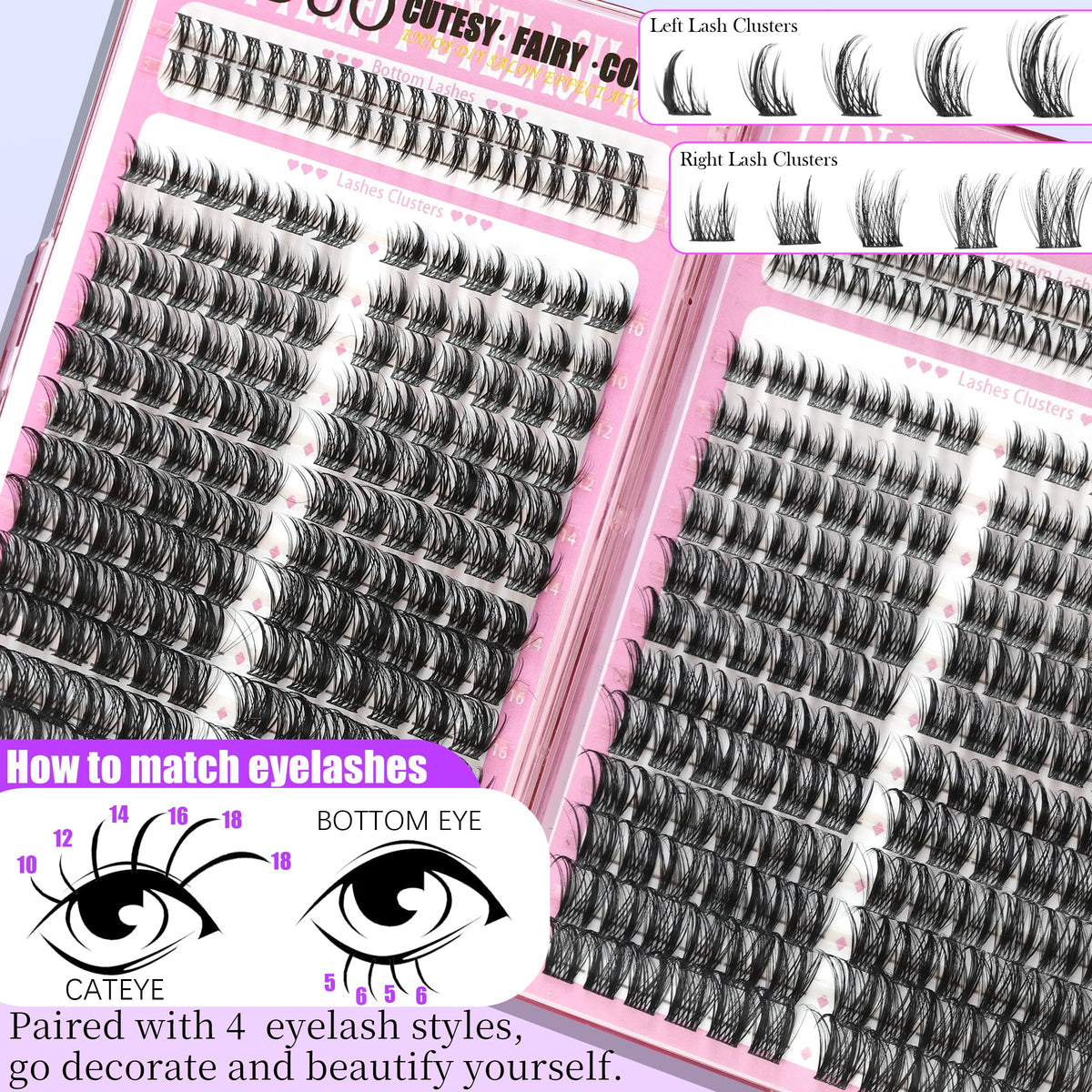 YIDUO lash kit packaging with all contents displayed
