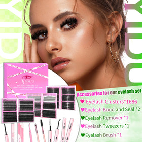 YIDUO lash remover bottle with kit accessories