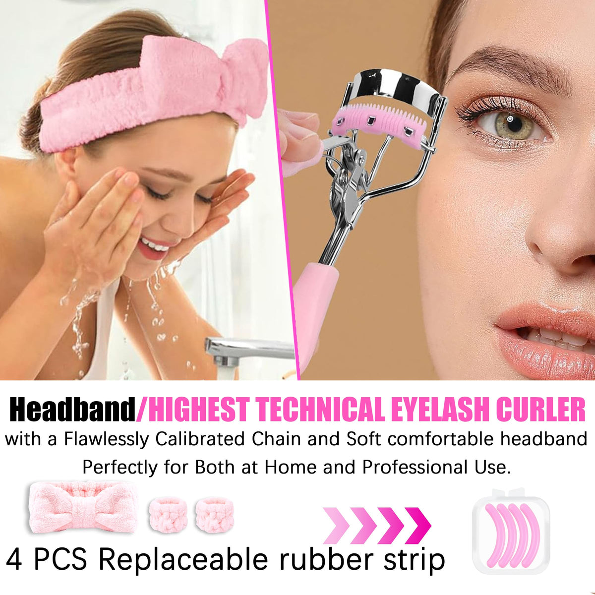 YIDUO lash tweezers and eyelash brush included