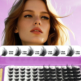 YIDUO Manga Lash Clusters displayed in box